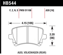 Load image into Gallery viewer, Hawk 06 Audi A6 Quattro Avant / 06-09 A6 Quattro HP+ Rear Brake Pads