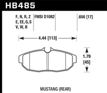 Load image into Gallery viewer, Hawk 05-07 Ford Mustang GT & V6 HPS Street Rear Brake Pads