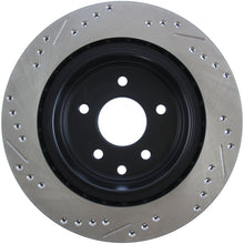 Load image into Gallery viewer, StopTech 06-07 350Z / 05-07 G35 / 06-07 G35X SportStop Slotted & Drilled Rear Left Rotor