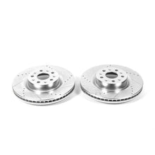 Load image into Gallery viewer, Power Stop 16-19 Cadillac CT6 Front Evolution Drilled & Slotted Rotors - Pair