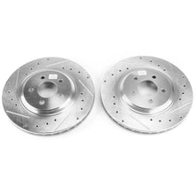 Load image into Gallery viewer, Power Stop 94-01 Ford Mustang Front Evolution Drilled & Slotted Rotors - Pair
