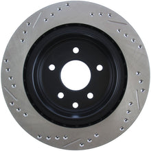 Load image into Gallery viewer, StopTech 06-07 350Z / 05-07 G35 / 06-07 G35X SportStop Slotted & Drilled Rear Left Rotor