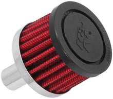 Load image into Gallery viewer, K&N Steel Base Crankcase Vent Filter .625in Vent OD x 2in OD x 1.5in Height