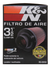 Load image into Gallery viewer, K&N Universal Rubber Filter 3 1/2inch ID FLG / 6inch Base / 4-5/8inch Top / 6inch Height