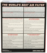 Load image into Gallery viewer, K&N Round Tapered Universal Air Filter 4in Flange ID x 5.375 Base OD x 4in Top OD x 6.5in H