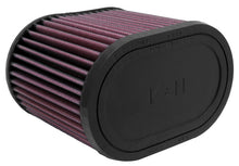 Load image into Gallery viewer, K&N Universal Oval Clamp-On Air Filter 2-3/4in Flange 6-1/4in Length 4in Width 5in Height