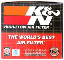 Load image into Gallery viewer, K&N Universal Chrome Filter 2 1/2 inch O/S FLG / 4 1/2 inch OD / 2 inch Height