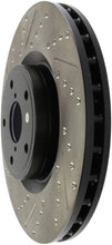 Load image into Gallery viewer, StopTech 05-10 Subaru Impreza WRX/STi Slotted & Drilled Right Front Rotor