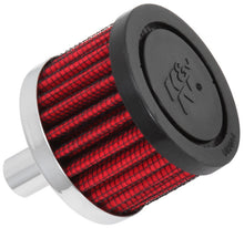 Load image into Gallery viewer, K&N Steel Base Crankcase Vent Filter .5in Vent OD x 2in OD x 1.5in Height