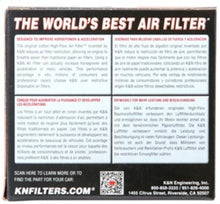Load image into Gallery viewer, K&N Universal Chrome Filter 2.25 Inch Flange / 3.5 Inch Base / 2 Inch Top / 4 Inch Height
