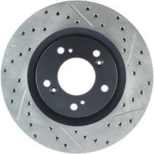 Load image into Gallery viewer, StopTech 00-09 S2000 Slotted & Drilled Left Front Rotor
