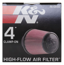 Load image into Gallery viewer, K&N Universal Air Filter (4in. Flange / 6in. Base OD / 4-5/8in. Top OD / 6in. Height)