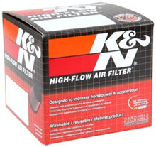 Load image into Gallery viewer, K&N Filter Universal Rubber Filter 2 1/4 inch Flange 3 1/2 inch OD 4 inch Height