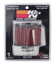 Load image into Gallery viewer, K&N 1 inch ID 3 inch OD 2.375 inch H Rubber Base Crankcase Vent Filter