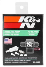 Load image into Gallery viewer, K&N Performance Electric Fuel Pump 9-11.5 PSI Diesel