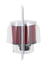 Load image into Gallery viewer, K&N Rubber Base Chrome Top Push-In Crankcase Vent Filter 3in OD x 2-1/2in H.