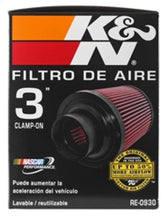 Load image into Gallery viewer, K&N Universal Rubber Filter - Round Tapered 6in Base OD x 3in Flange ID x 6in H