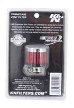 Load image into Gallery viewer, K&N .315/.431 Flange 1 3/8 inch OD 1.5 inch H Clamp On Crankcase Vent Filter