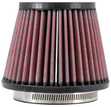 Load image into Gallery viewer, K&N Filter Universal Rubber Filter 3 1/2 inch Flange 5 inch Base 3 1/2 inch Top 4 inch Height