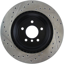 Load image into Gallery viewer, StopTech 06 BMW 330 / 07-09 BMW 335 Slotted & Drilled Left Rear Rotor