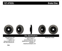 Load image into Gallery viewer, StopTech 05-10 Subaru Impreza WRX/STi Slotted & Drilled Left Front Rotor