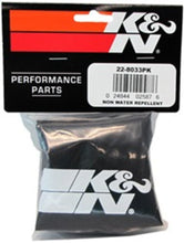 Load image into Gallery viewer, K&N PreCharger Tapered Air Filter Wrap Black 6in Height / 6in Diameter