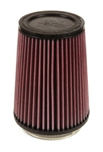 Load image into Gallery viewer, K&N Filter Universal Rubber Filter 4 inch Flange 5 3/8 inch Base 4 3/8 inch Top 7 inch Height