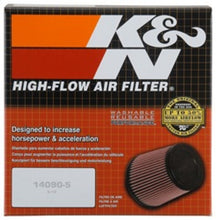 Load image into Gallery viewer, K&N Filter Universal Rubber Filter 3 Inch Flange 6 inch Base 4 inch Top 5 inch Height