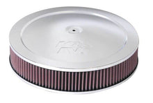 Load image into Gallery viewer, K&N 14in Red Custom Air Cleaner Assembly - 5.125in ID x 14in OD x 2.75in H x 1.25in Drop Base