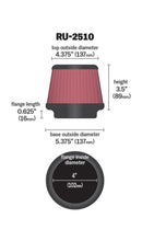 Load image into Gallery viewer, K&N Universal 4 Inch Filter