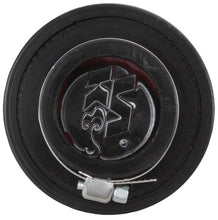 Load image into Gallery viewer, K&N 1.5in Flange ID x 3in OD x 2.5in H Chrome Finish Rubber Base Crankcase Vent Filter