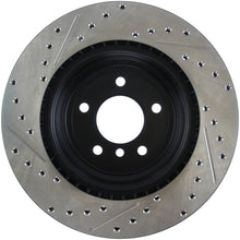 Load image into Gallery viewer, StopTech 06 BMW 330 / 07-09 BMW 335 Slotted & Drilled Left Rear Rotor