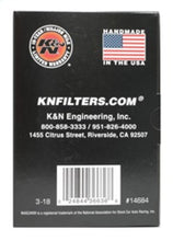 Load image into Gallery viewer, K&N Universal Round Clamp-On Air Filter 3in Flange ID x 6in Base OD x 4.625in Top OD x 3in Height