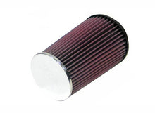 Load image into Gallery viewer, K&N Universal Chrome Filter 4 inch FLG / 5 3/8 inch Bottom / 4 1/2  inch Top / 8 inch Height