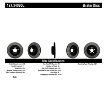 Load image into Gallery viewer, StopTech 06 BMW 330 / 07-09 BMW 335 Slotted & Drilled Left Rear Rotor