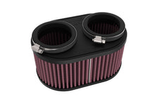 Load image into Gallery viewer, K&N 2-1/8in DUAL FLG 6-1/4 X 4inOD 3inH Universal Clamp-On Air Filter