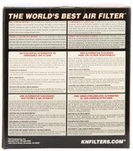 Load image into Gallery viewer, K&N Universal Oval Clamp-On Air Filter 2-3/4in Flange 6-1/4in Length 4in Width 5in Height