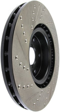 Load image into Gallery viewer, StopTech 05-10 Subaru Impreza WRX/STi Slotted & Drilled Left Front Rotor