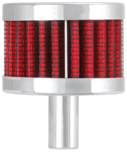 Load image into Gallery viewer, K&N Steel Base Chrome Top Crankcase Vent Filter 1/2in. Vent / 2in. OD / 1-1/2in. Height