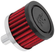 Load image into Gallery viewer, K&N Steel Base Crankcase Vent Filter .5in Vent OD x 2in OD x 1.5in Height