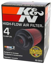 Load image into Gallery viewer, K&N Universal Air Filter (4in. Flange / 6in. Base OD / 4-5/8in. Top OD / 6in. Height)