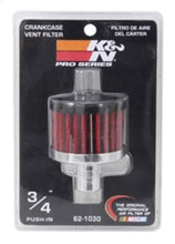 Load image into Gallery viewer, K&N Steel Base Crankcase Vent Filter .75in Vent OD x 2in OD x 1.5in Height
