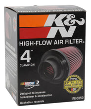 Load image into Gallery viewer, K&N Universal Air Filter (4in. Flange / 6in. Base OD / 4-5/8in. Top OD / 6in. Height)