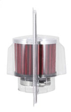Load image into Gallery viewer, K&N 1.75in Flange ID x 3in OD x 2.5in H Chrome Finish Rubber Base Crankcase Vent Filter