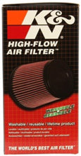 Load image into Gallery viewer, K&N Filter Universal Rubber Filter 3 1/2 inch Flange 5 inch Base 3 1/2 inch Top 4 inch Height