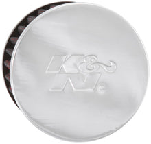 Load image into Gallery viewer, K&N 1.75in Flange ID x 3in OD x 2.5in H Chrome Finish Rubber Base Crankcase Vent Filter