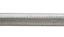 Load image into Gallery viewer, Vibrant SS Braided Flex Hose -8 AN 0.44in ID (50 foot roll)