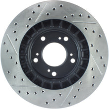 Load image into Gallery viewer, StopTech 00-09 S2000 Slotted & Drilled Left Front Rotor