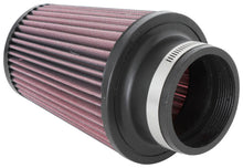 Load image into Gallery viewer, K&N Universal Clamp-On Air Filter 3in Flange ID x 5in Base OD x 3.5in Top OD x 6in Height