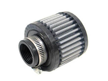 Load image into Gallery viewer, K&N 1.25in Flange ID x 3in OD x 2.5 inch H Rubber Base Crankcase Vent Filter